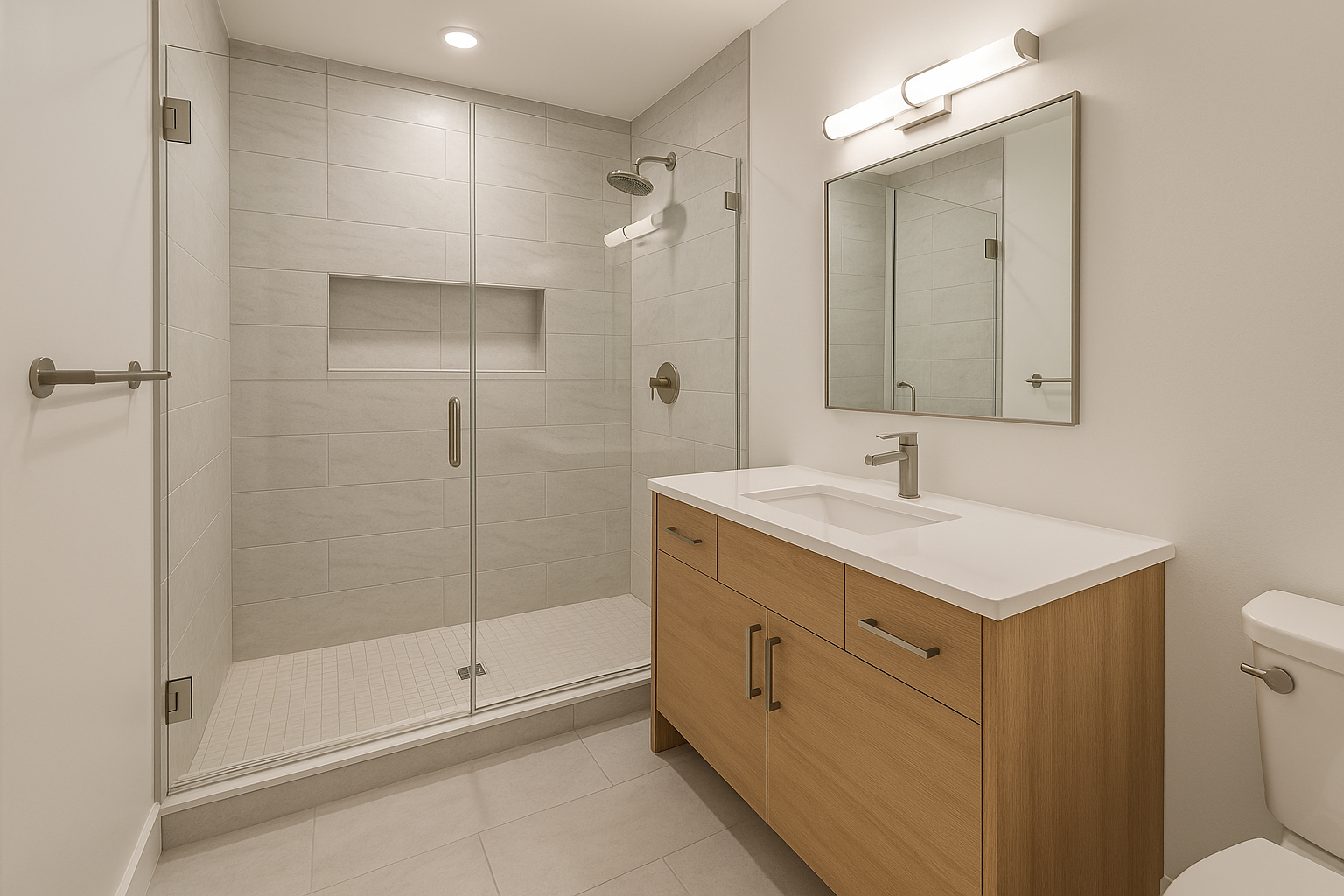 Primary suite remodel in Dilworth Charlotte