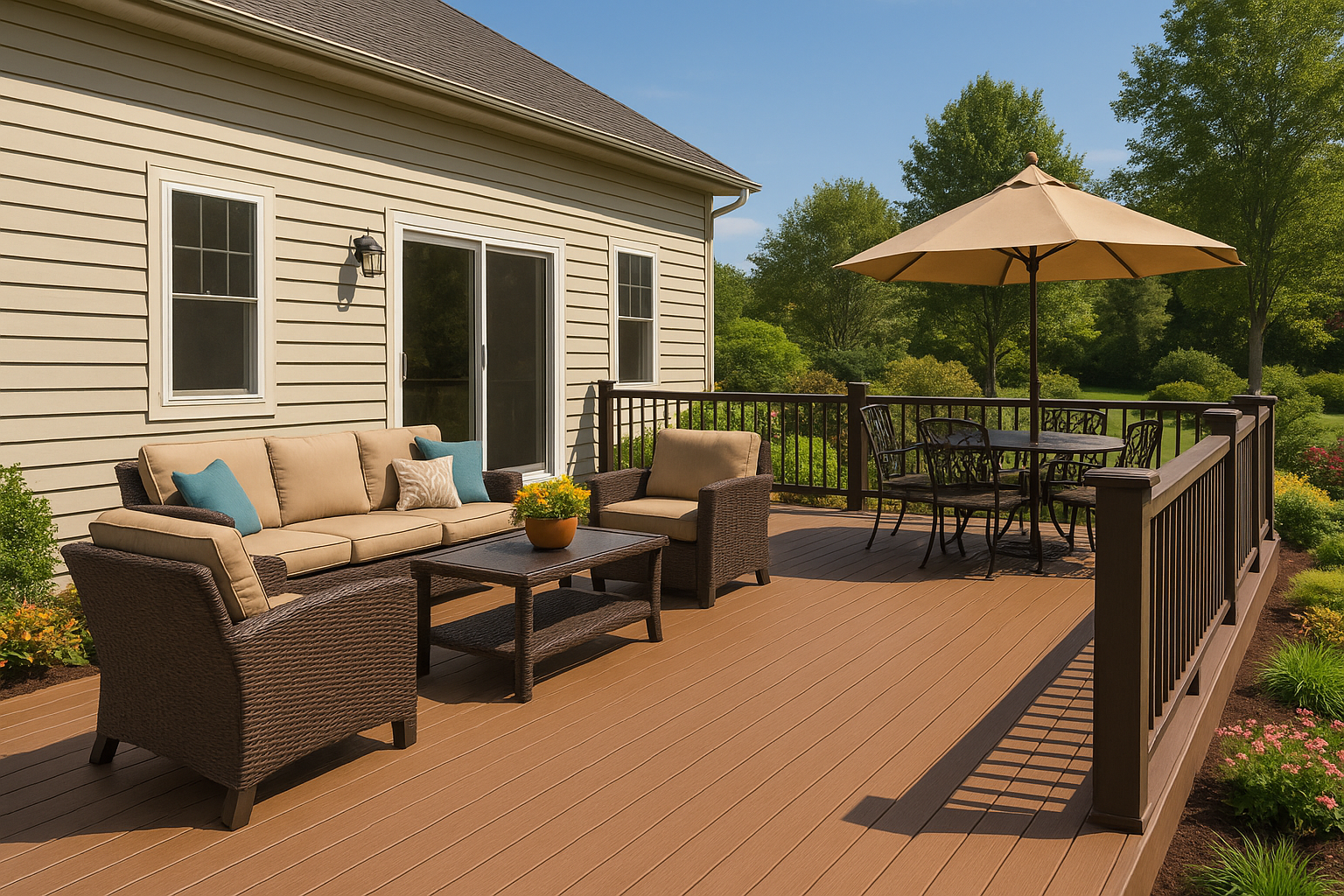 Outdoor living space in Plaza Midwood